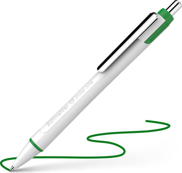 Schneider schrijfwaren schneider balpen - slider xite - penpunt xb - lijnbreedte 0.6mm - groen - 10 stuks - s-133204-10
