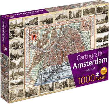 Tucker's fun factory cartografie amsterdam (1000) - legpuzzel