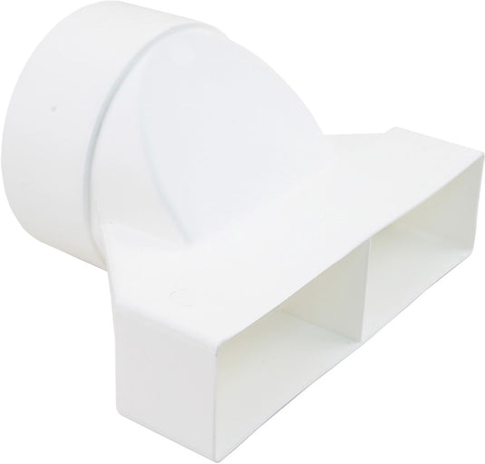 Starx overgangstuk recht rond naar rechthoek 125-2 naar 110x54mm (45.708.20)