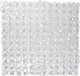 Wenko anti-slip douchemat paradise 54x54cm transparant - antislipmat voor douche - met zuignappen