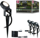 Paulmann plug shine led-tuinspots sting uitbreidingsset ip67 3000k 3x6,4w antraciet