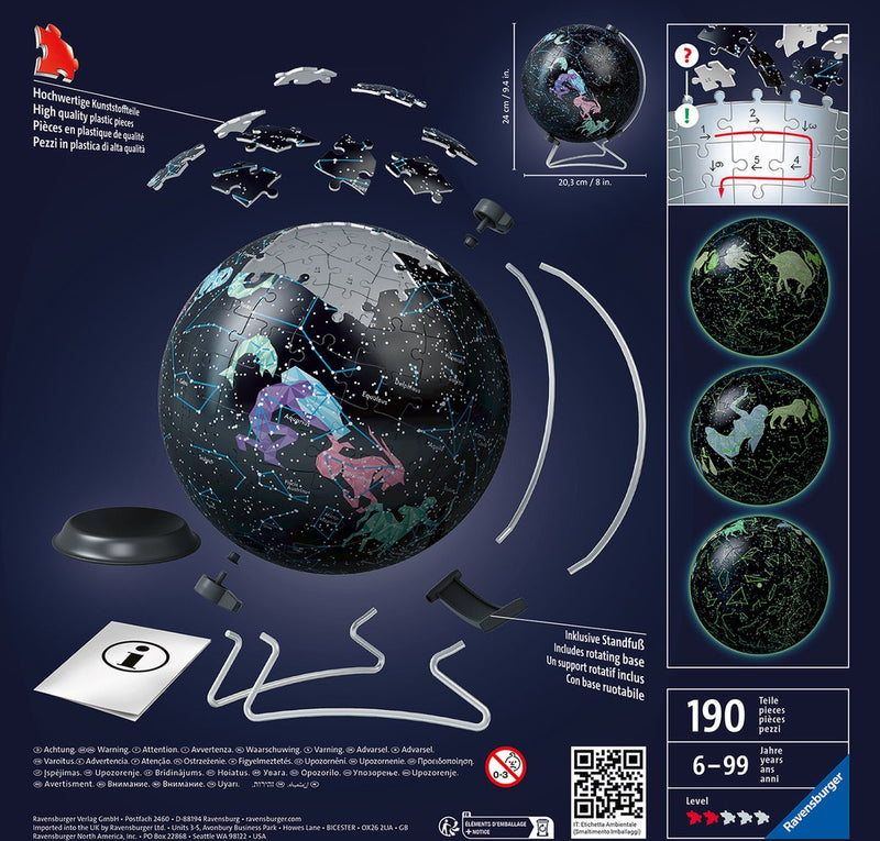 Load image into Gallery viewer, Ravensburger constellations glow in the dark - 3d puzzel
