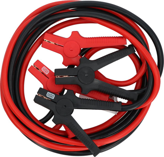 Carpoint startkabels 35mm² – 4.5 meter – 12 24v – tüv gs – voor benzine diesel – geïsoleerde klemmen – inclusief tas