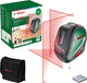 Bosch universallevel 3 - kruislijnlaser - loodpunt boven en onder - inclusief batterijen - opbergetui