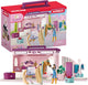 Schleich horse club sofia's beauties - pop-up-boetiek - kinderspeelgoed voor jongens en meisjes - 4 tot 10 jaar - 42587