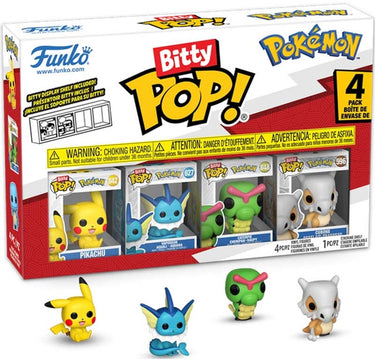 Funko pokémon bitty pop! vinyl figure 4-pack series 1 - 2 cm