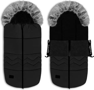 Lionelo - frode - slaapzak voor kinderwagens - waterdichte buitenstof - universele gordelopeningen - dubbele ritssluiting - zachte fleece voering - anti-allergene vulling