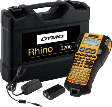 Dymo industriële labelprinter 5200 kofferset geel, zwart