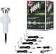 Paulmann plug shine led-grondinbouwlamp micropen ii uitbreidingsset ip67 3000k 5x0,2w zilver