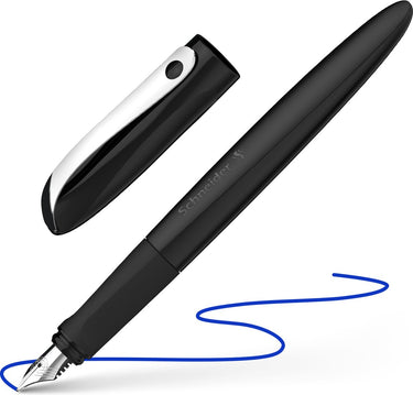 Schneider schrijfwaren schneider vulpen - wavy - zwart - penpunt m - s-162131