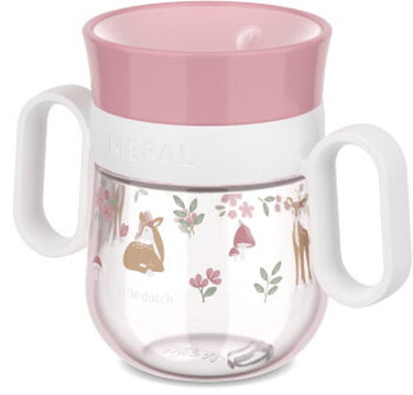 Mepal mio 360° drinkbeker little dutch - 200 ml - makkelijk vast te houden - kinderservies - fairy garden