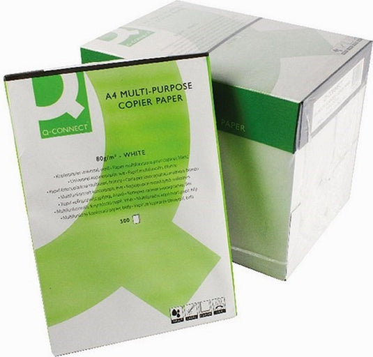 Q-connect kopieerpapier - a4 - 80g - 500 vel - wit