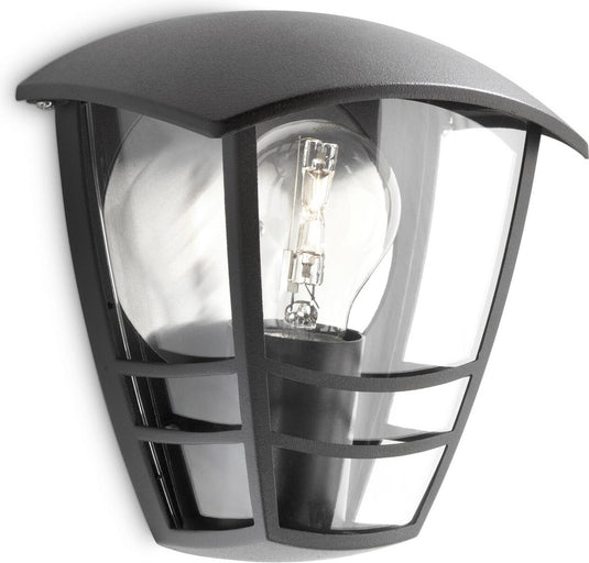 Philips led philips creek buitenwandlamp - zwart
