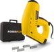 Powerplus powx13700 elektrische tacker - schietfrequentie: 20 min - incl. opbergkoffer, 200 nieten en 100 spijkers