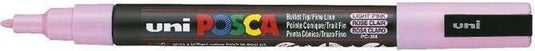 Uni posca pc3m verfmarker lichtroze - ronde punt tot 1,3 mm