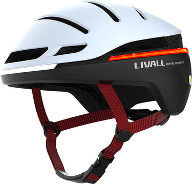 Livall evo21 white large - (smart) fietshelm - sos functie - led richtingaanwijzers - smart verlichting