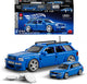Mattel brick shop hot wheels speed serie - '94 audi avant rs2 - bouwspeelgoed - 252 onderdelen