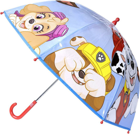 Paw patrol disney paraplu - blauw - 71 cm - voor kinderen