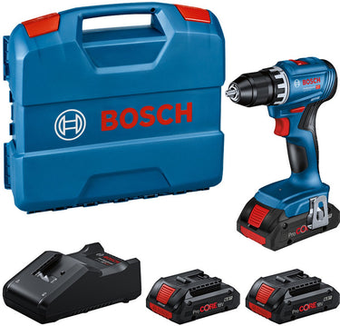 Bosch professional gsr 18v-45 - accu schroefboormachine 18v procore 4.0ah in l-case