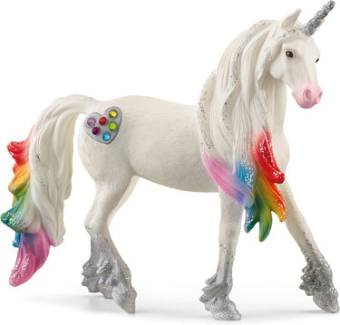 Schleich bayala speelfiguur - regenboog eenhoorn hengst - fantasie, unicorn kinderspeelgoed - 5 tot 12 jaar - 70725