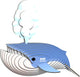 Eugy 3d puzzel - blauwe vinvis - zeedieren - duurzaam - verzamel ze allemaal - 6 jaar