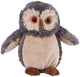 Take me home uil knuffel pluche 18cm zacht speelgoed multi kleuren.