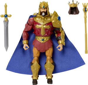 Mattel masters of the universe: new eternia masterverse action figure king randor 18 cm action figuur