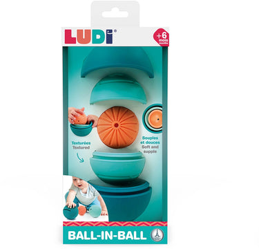 Ludi -bal in bal - motoriek - zintuiglijk speelgoed - motorisch speelgoed - peuterspeelgoed