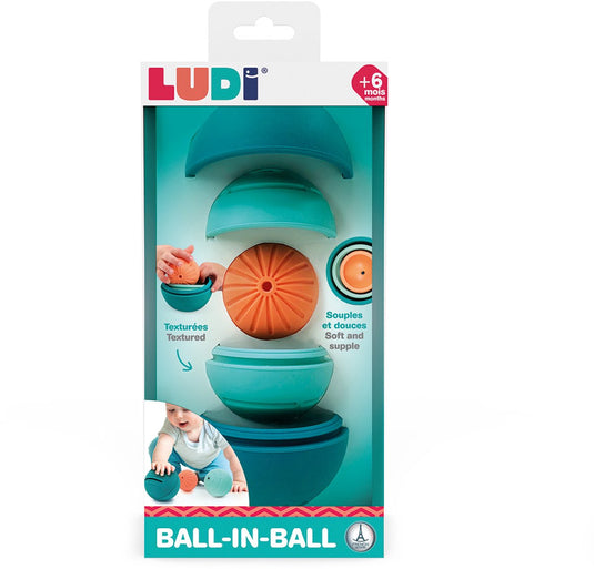 Ludi -bal in bal - motoriek - zintuiglijk speelgoed - motorisch speelgoed - peuterspeelgoed