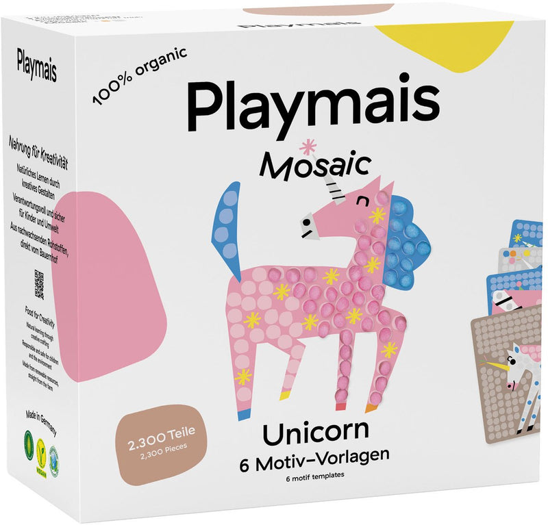 Load image into Gallery viewer, Playmais mosaic eenhoorn - 2300 stukjes
