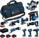 Bosch professional 18v - gereedschap combiset - 10-delige accu gereedschapsset – complete powertool kit voor elke klus