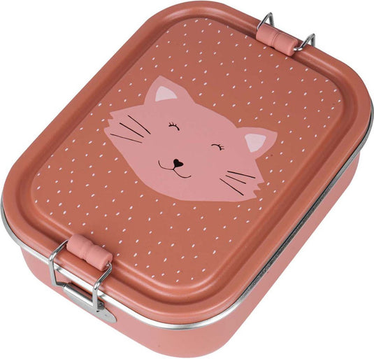 Trixie brooddoos klein - mrs. cat - rsv lunchbox voor kinderen - makkelijk te openen broodtrommel
