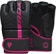 Rdx sports - f6 kara - bokshandschoenen - mma gloves - training - vechtsporthandschoenen - boksen - roze - mat - maat l