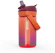 Camelbak thrive flip straw drinkfles kids - 400 ml - met rietje - waterfles - oranje (misty mountain)