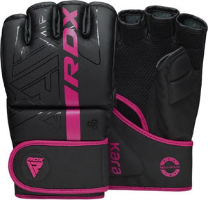 Rdx sports - f6 kara - bokshandschoenen - mma gloves - training - vechtsporthandschoenen - boksen - roze - mat - maat l