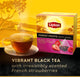 Lipton forest fruit tea - 80 theezakjes piramid - zwarte thee bosvruchten - 4 x 20 zakjes - voordeelverpakking
