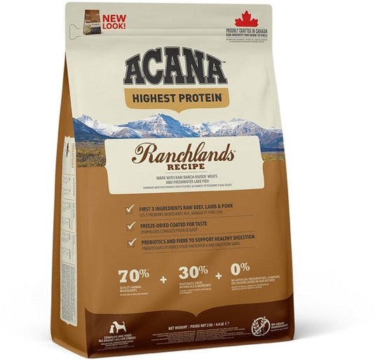 Acana regionals ranchlands dog rund lam varken - hondenvoer - 2 kg