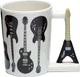 Puckator headstock rock gitaar - gevormd handvat keramiek mok - 400ml