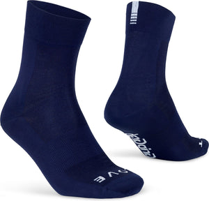Gripgrab - lightweight sl performance zomer fietssokken 1 paar coolmax wielersport sokken regular cut - navy blauw - unisex 35-38