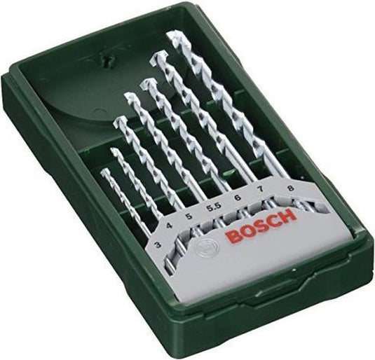 Bosch x-line steenborenset- 7-delig - voor steen