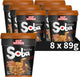 Nissin soba cup noodles - sukiyaki beef wok style noedels - instant noodles - 8 stuks