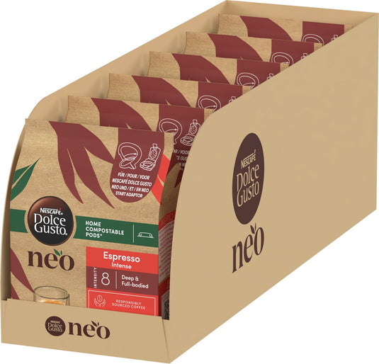 Nescafé dolce gusto neo koffiepads espresso intense - 6x12 pads voor 12 koppen koffie