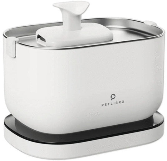 Petlibro dockstream - automatische drinkfontein - 2,5l - wit - draadloos - incl. filtersysteem