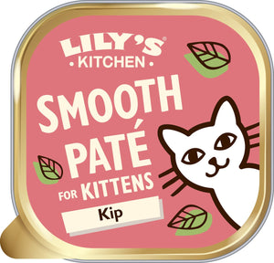 Lily's kitchen - kattenvoer - natvoer - smooth paté met kip voor kittens - 19 x 85 g