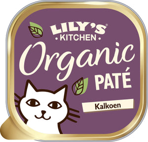 Lily's kitchen - kattenvoer - natvoer - biologische kalkoenpaté - 19 x 85 g
