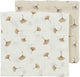 Meyco baby ginkgo pre-washed hydrofiele doeken - 2-pack - pre-washed hydrofiel - offwhite soft sand - 70x70cm