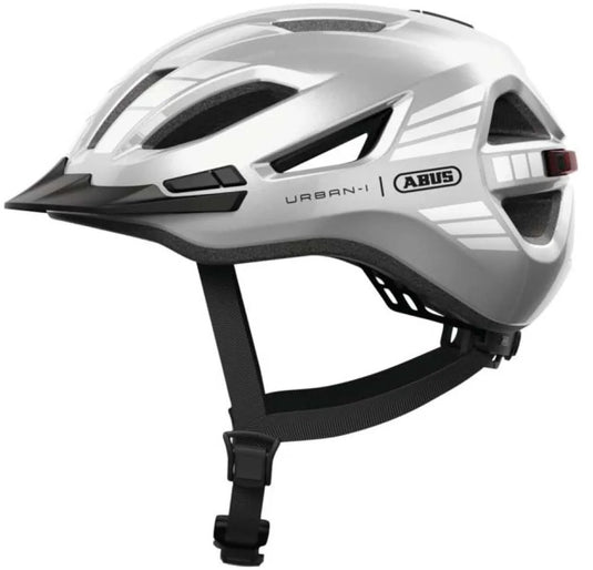 Abus fietshelm urban-i 4.0 lr signal silver s - 51-55 cm - zilver - geschikt voor gebruik op elektrische fietsen - stadsfietsen - 240 g