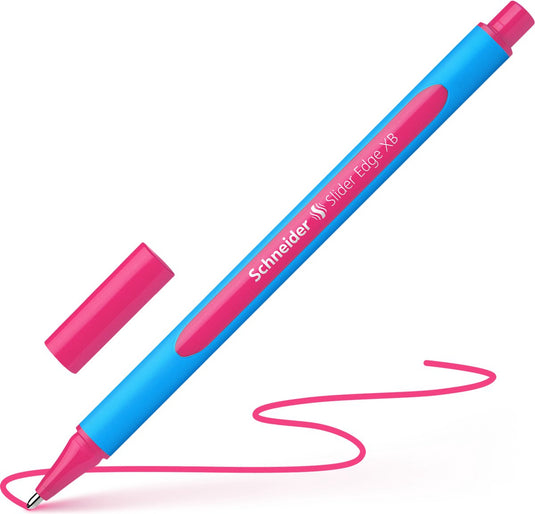 Schneider schrijfwaren schneider balpen - slider edge - penpunt xb 1,4mm - roze - s-152209