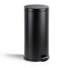 Hush. living hush living - prullenbak 30l metaal- met soft close deksel - pedaalemmer - uitneembare binnenemmer - grote capaciteit - keuken kantoor - zwart