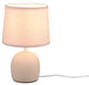 Rl live your light reality malu - tafellamp - beige - excl. 1x e14 4 w - snoerschakelaar